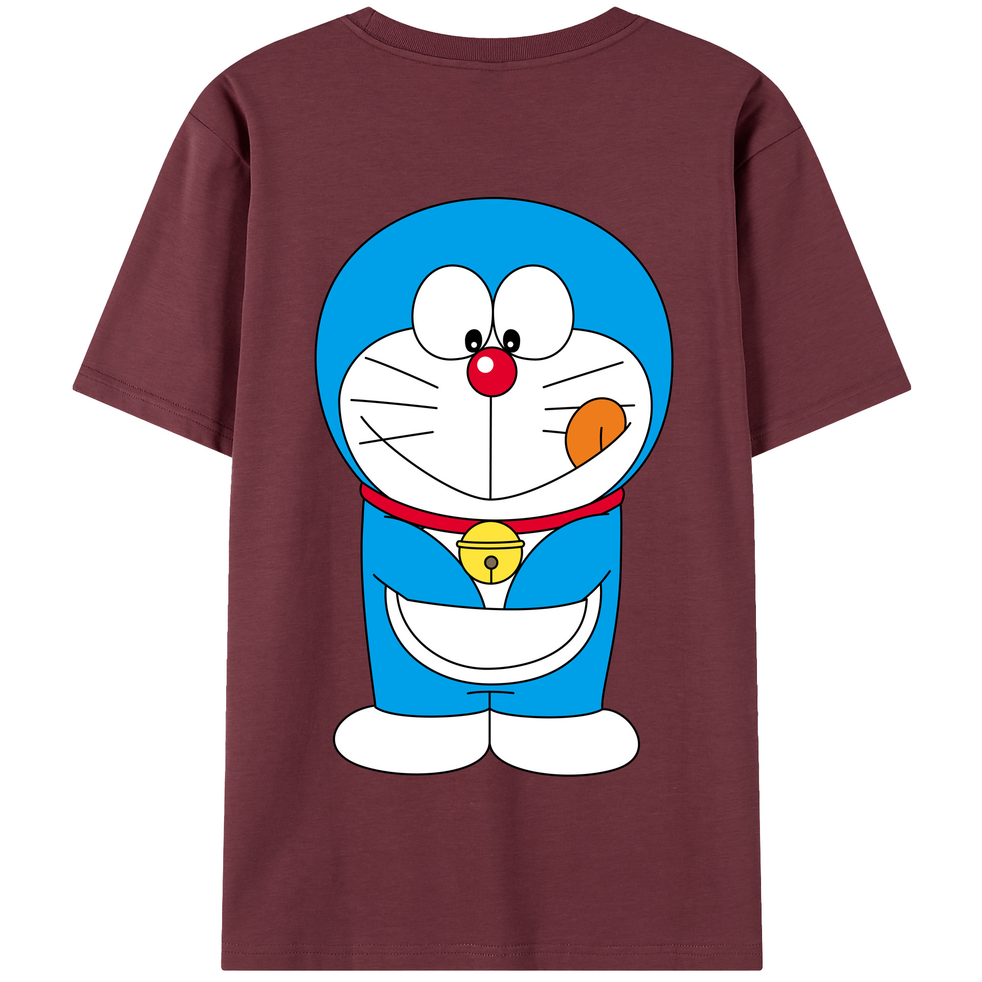 （画像用） ドラえもん Doraemon 綿100％半袖Tシャツ（背面プリント）